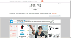 Desktop Screenshot of keringfoundation.org